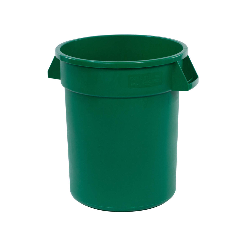 BRONCO bote basura 10 gal (38lt) VERDE (sin tapadera)