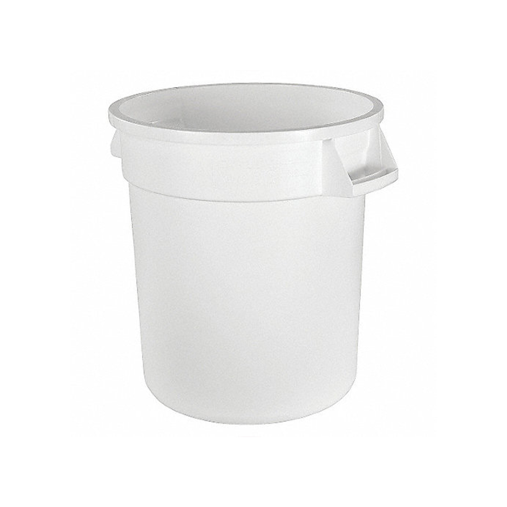 BRONCO bote basura 10 gal (38lt) BLANCO (sin tapadera)