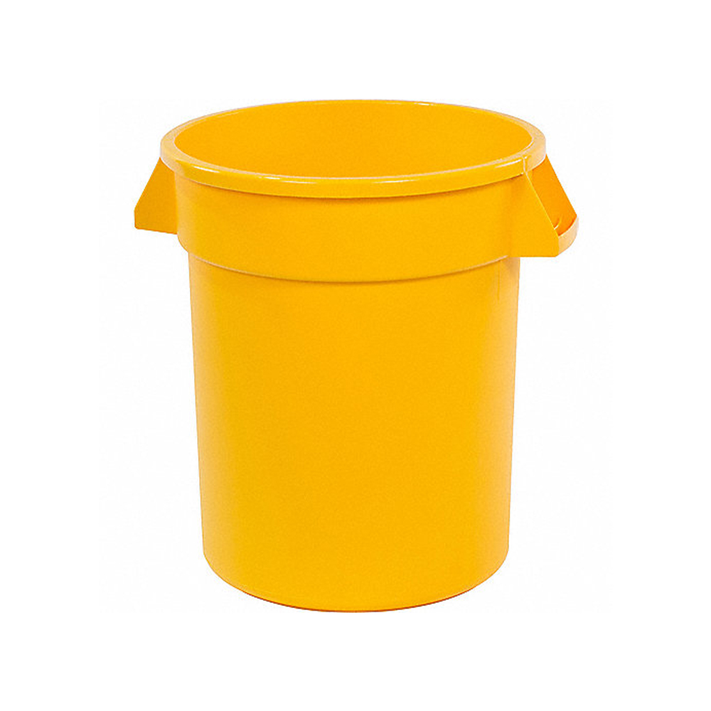 BRONCO bote basura 10 gal (38lt) AMARILLO (sin tapadera)