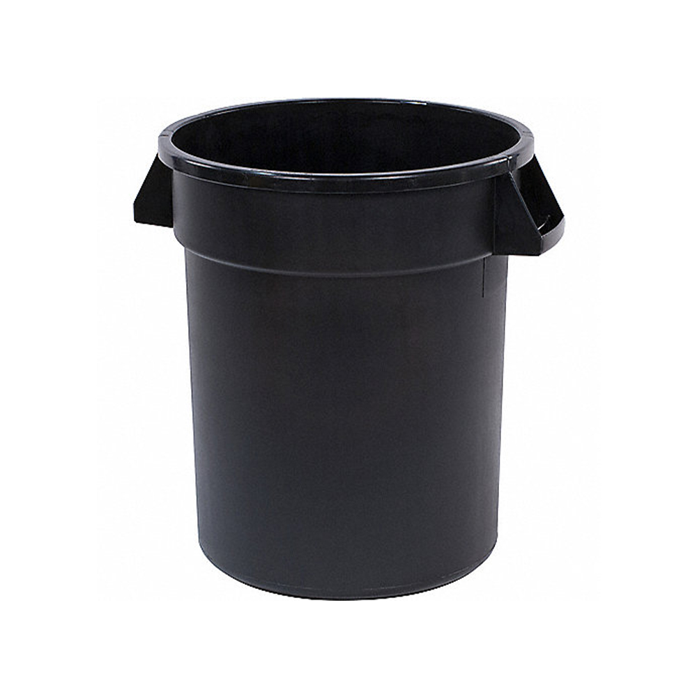 BRONCO bote basura 32 gal (120lt) NEGRO (sin tapadera)