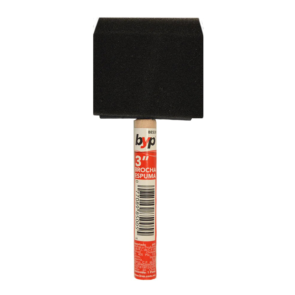 Brocha 3" de esponja B&P