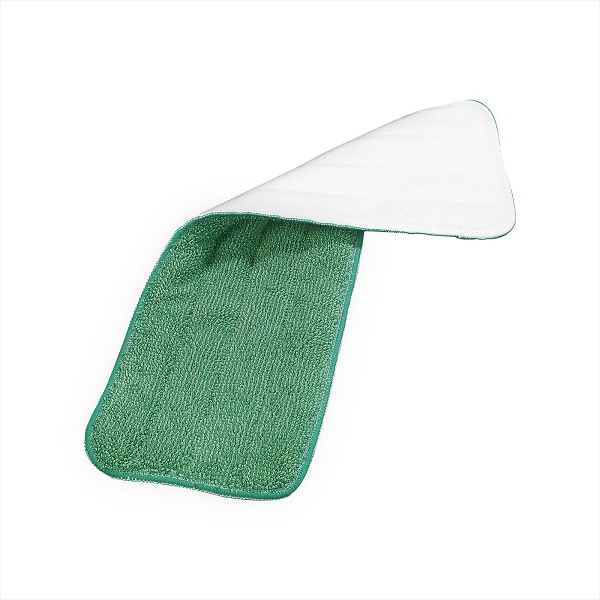 Mopa microfibra tipo toalla 60cm verde sistema velcro REPUESTO
