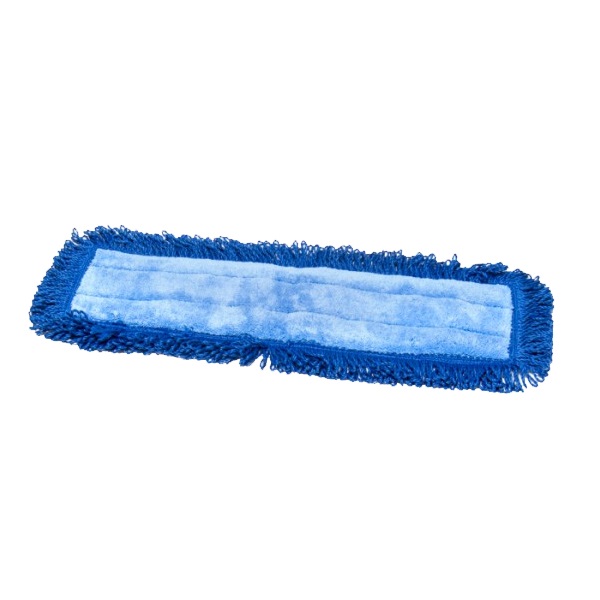 Mopa de microfibra con flecos 5'' x 24'' (60cm) azul