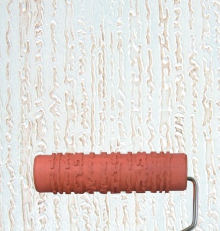 Rodillo de hule decorativo con maneral 7'' eg045t