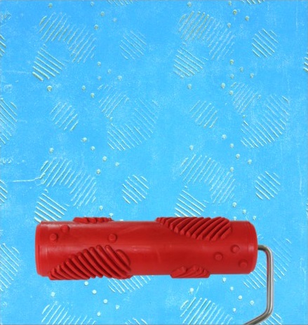 Rodillo de hule decorativo con maneral 7'' eg181t