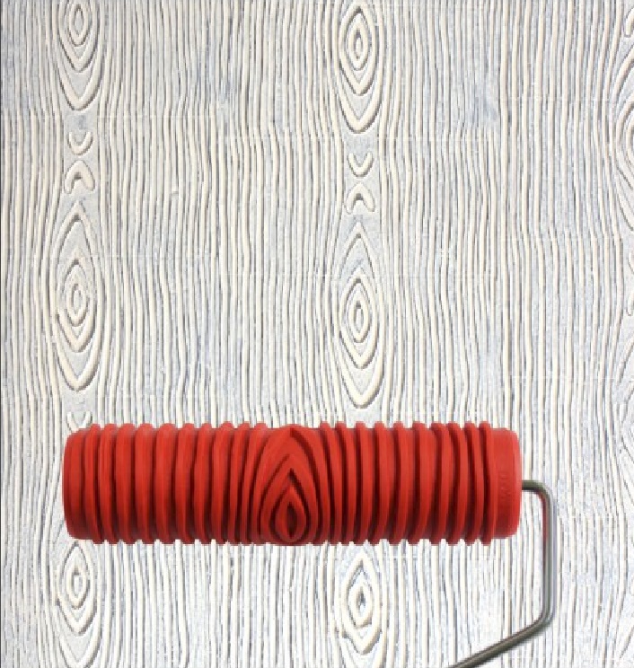 Rodillo de hule decorativo con maneral 7'' eg300t - ARCH