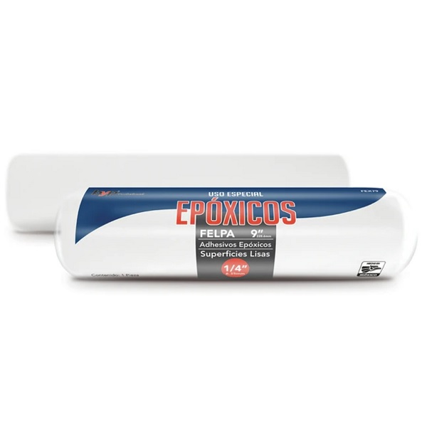 Felpa B&P 9'' x 1/4'' para aplicar EPOXICOS  