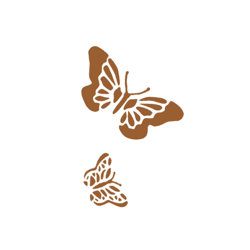 Stencil para hacer mariposas 297mm x  210mm