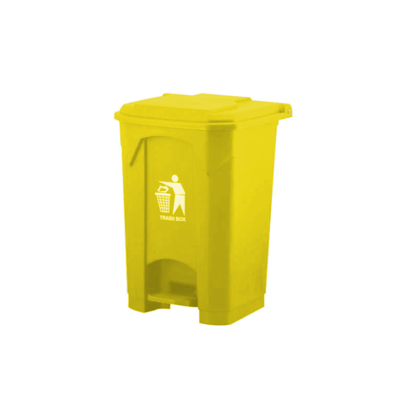 Basurero ALFA COLOR 50lts  AMARILLO