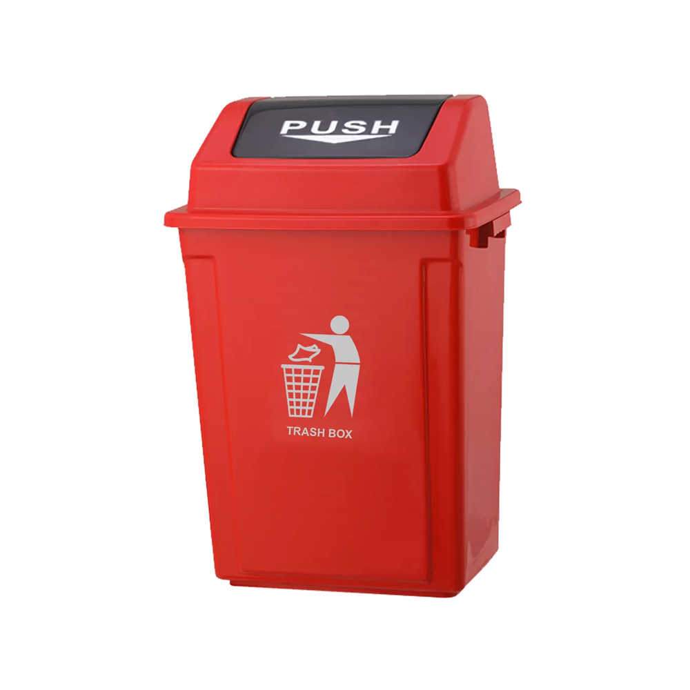 Basurero VAIVEN COLOR 60lts ROJO