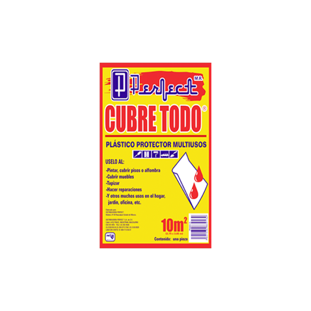 Cubretodo uso ligero 2.75m  x  3.65m
