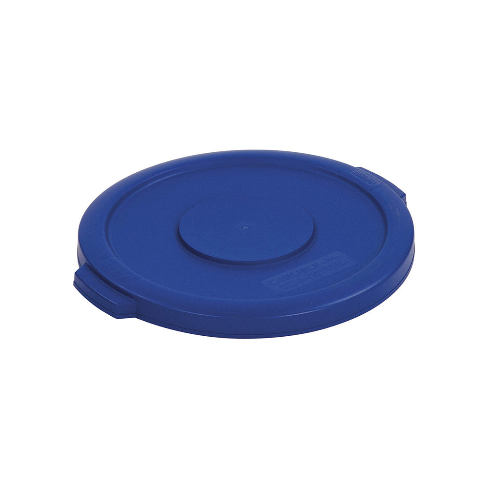 BRONCO tapa plana bote de basura 20gal AZUL