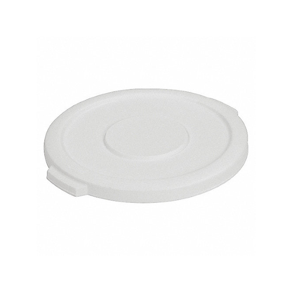 BRONCO tapa plana bote de basura 20gal BLANCA