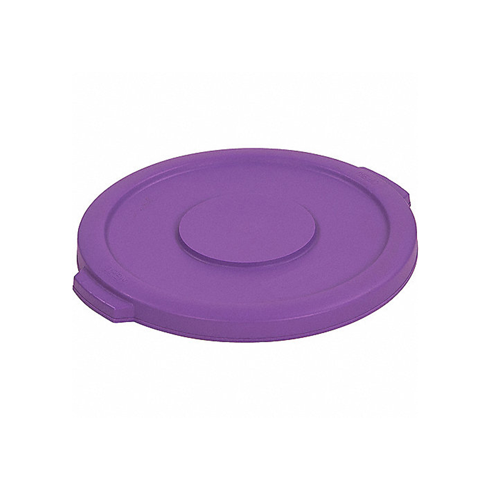 BRONCO tapa plana bote de basura 32gal MORADA