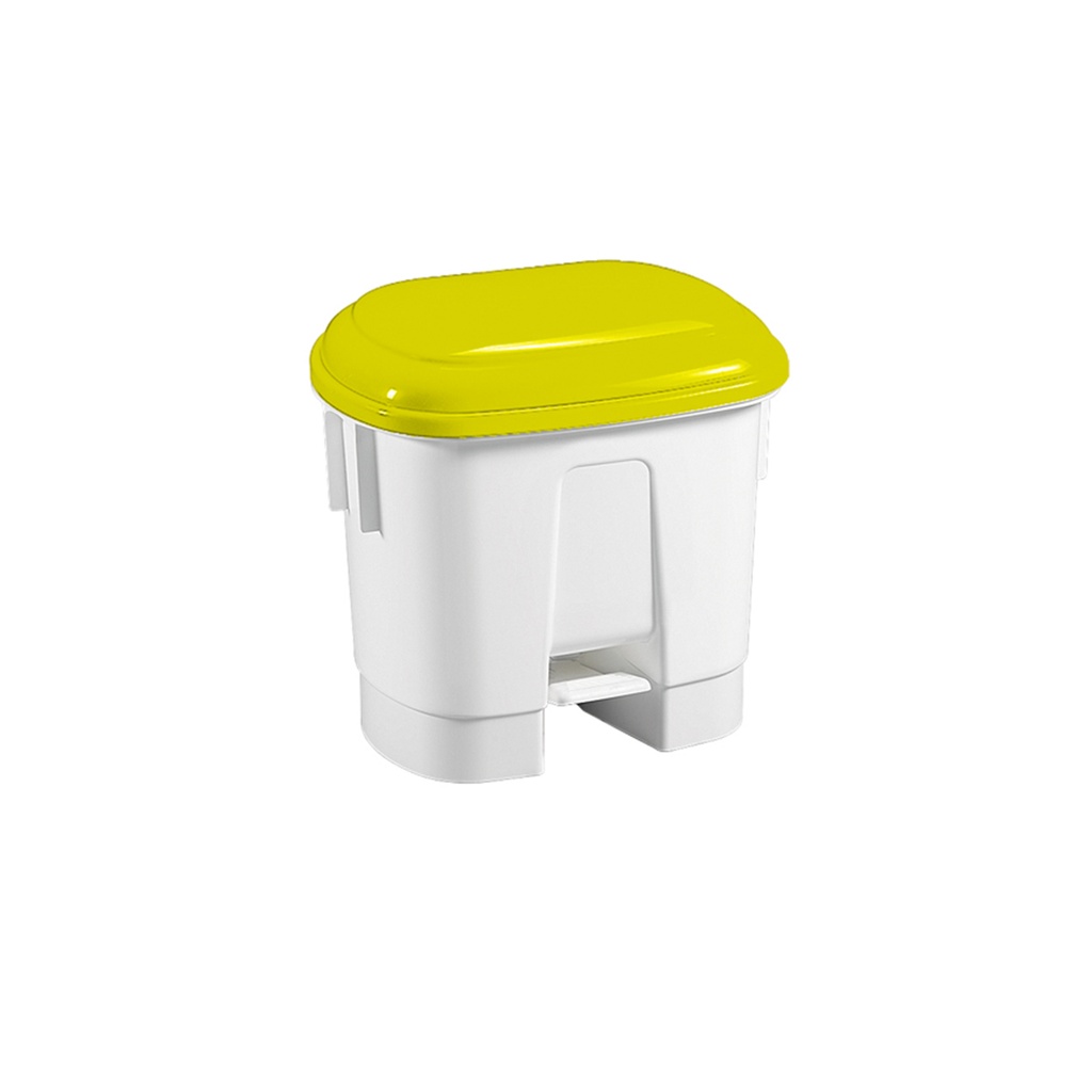Basurero de pedal SIRIUS AMARILLO 30 LTS COMBO