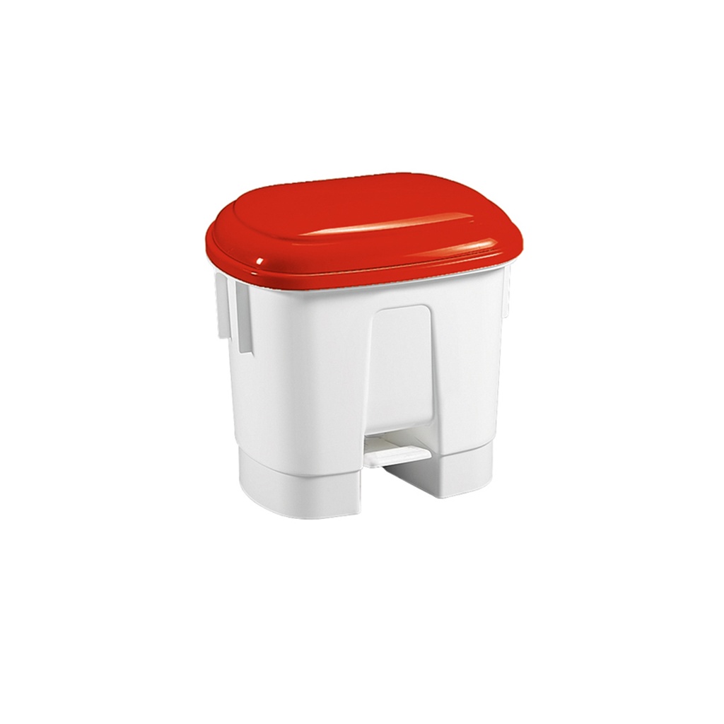 Basurero de pedal SIRIUS ROJO 30 LTS  COMBO