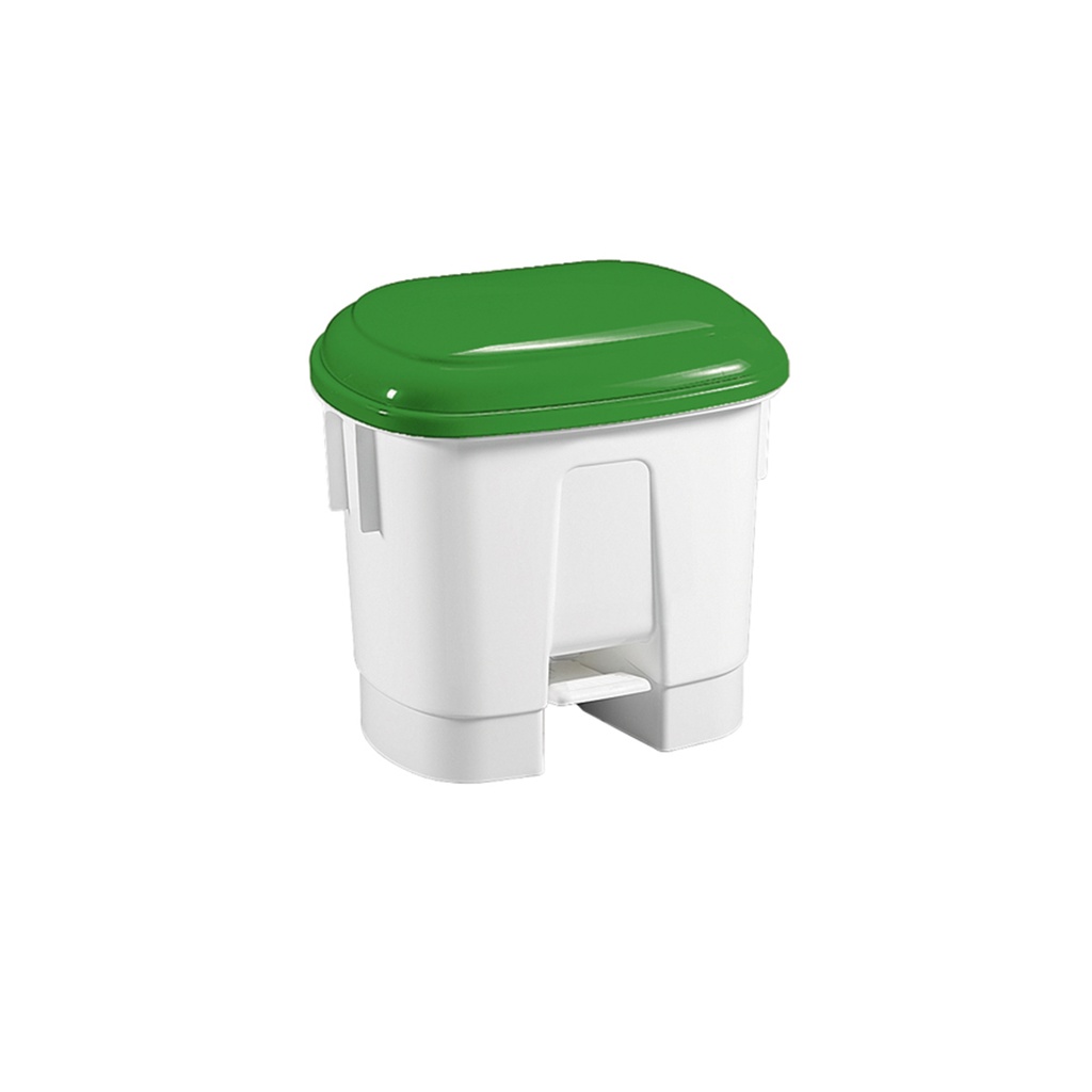Basurero de pedal SIRIUS VERDE 30 LTS COMBO