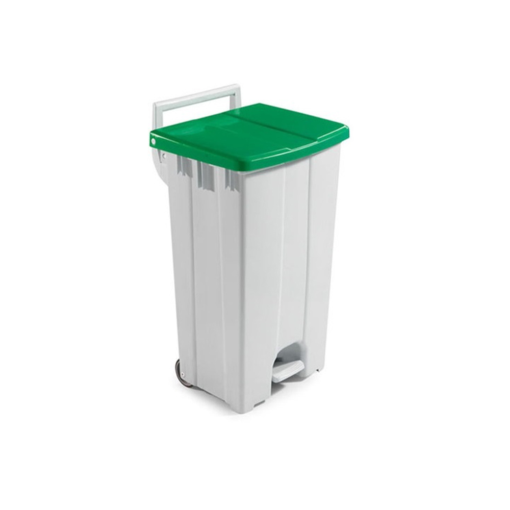 Basurero POLARIS 90 lts VERDE (combo)
