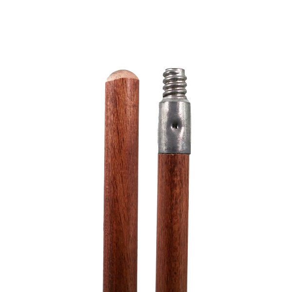 Mango 1.52 m de madera con rosca USA metal