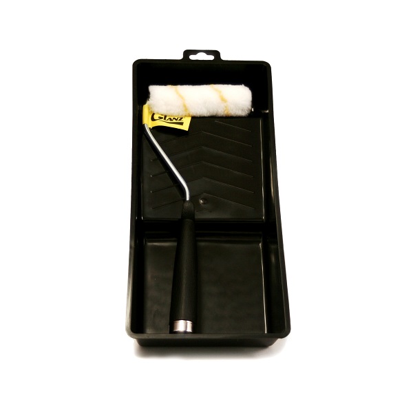 SET 4'' minirodillo c/bandeja plastica