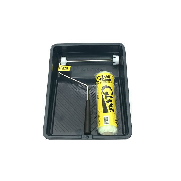 Set pintura 3pz desarm ECO(f.Glanz 3/8+bandeja M+man.tapitas)