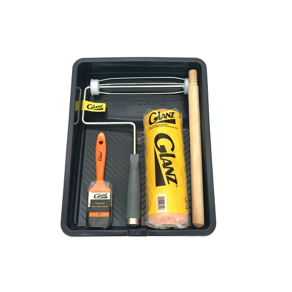 Set pintura 5pz arm PRO PLUS(glanz3/4+bandM+manPROplus+bro2N+Paleta galon)