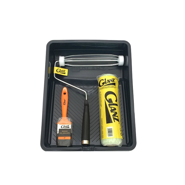 Set pintura 4pz arm STD PLUS(Glanz3/8+band M+man STD PLUS+broch3Naranja)