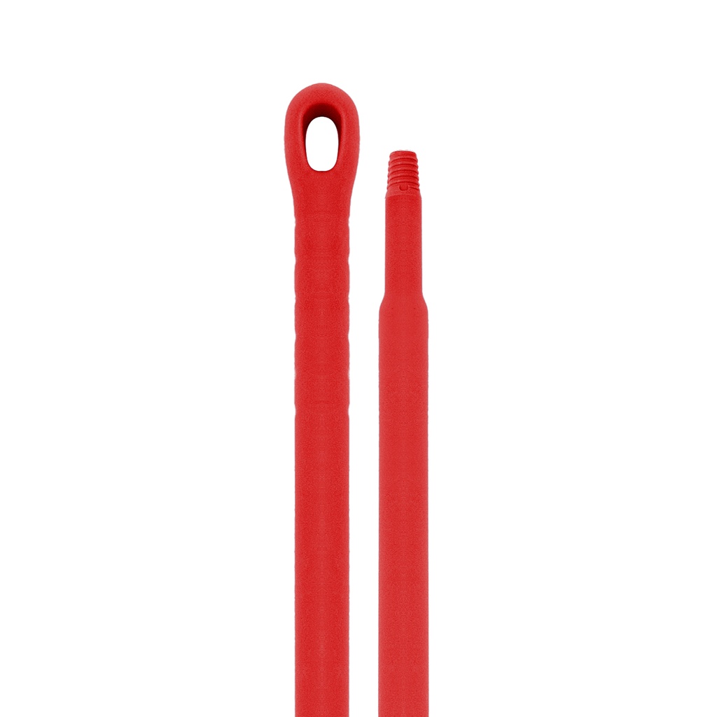 Mango plástico ergonómico ROJO higiene máxima 1.30m
