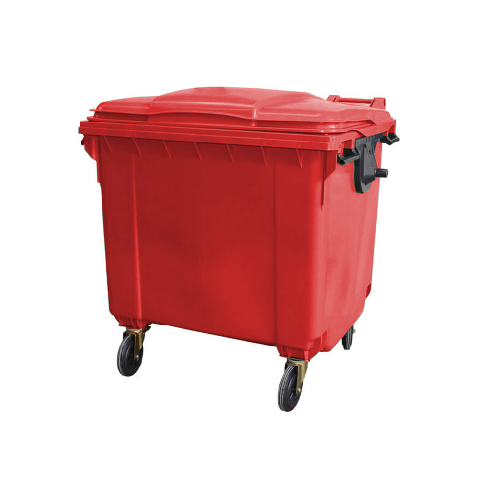 Deposito basura gigante 660 lts. ROJO (174 gals.)