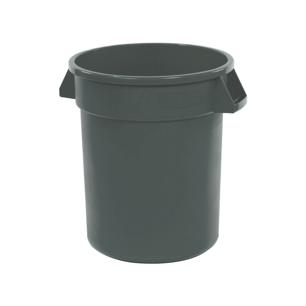 BRONCO bote basura 10 gal (38lt) GRIS (sin tapadera)