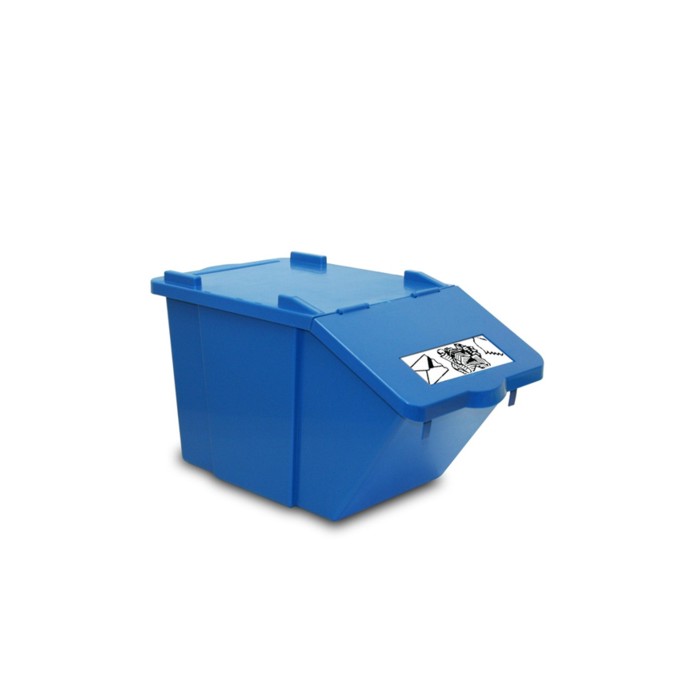 Contenedor plástico apilable PICK UP 45 lts