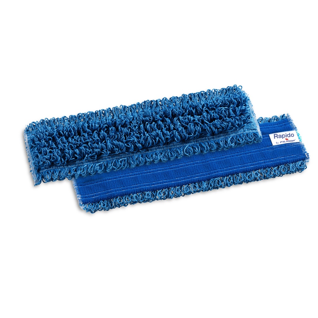 Mop "RAPIDO" microfibra c/velcro 60x10cm (repuesto)