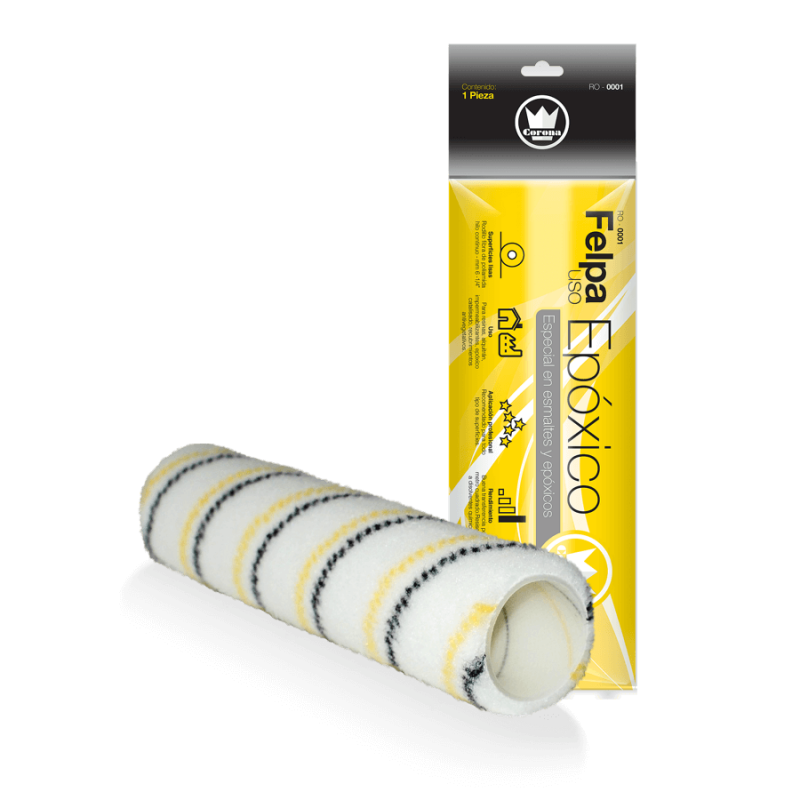 Felpa Industrial para epóxicos 9'' x 1/4" CORONA