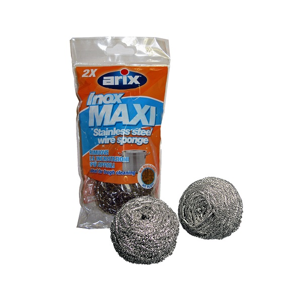 Esponjas de acero inoxidable 20 gr. (2 u.) - Arix