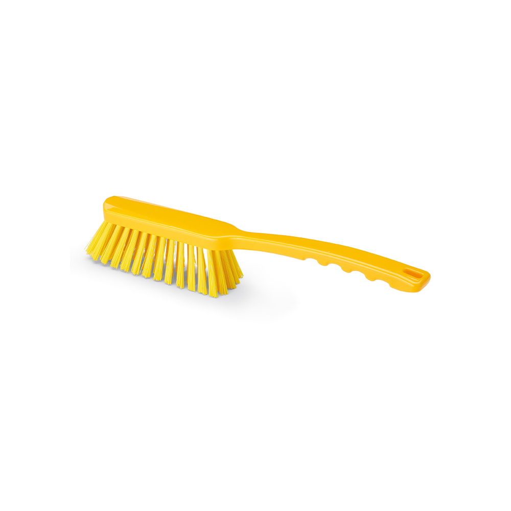 Cepillo recto PBT de mango largo AMARILLO dureza media