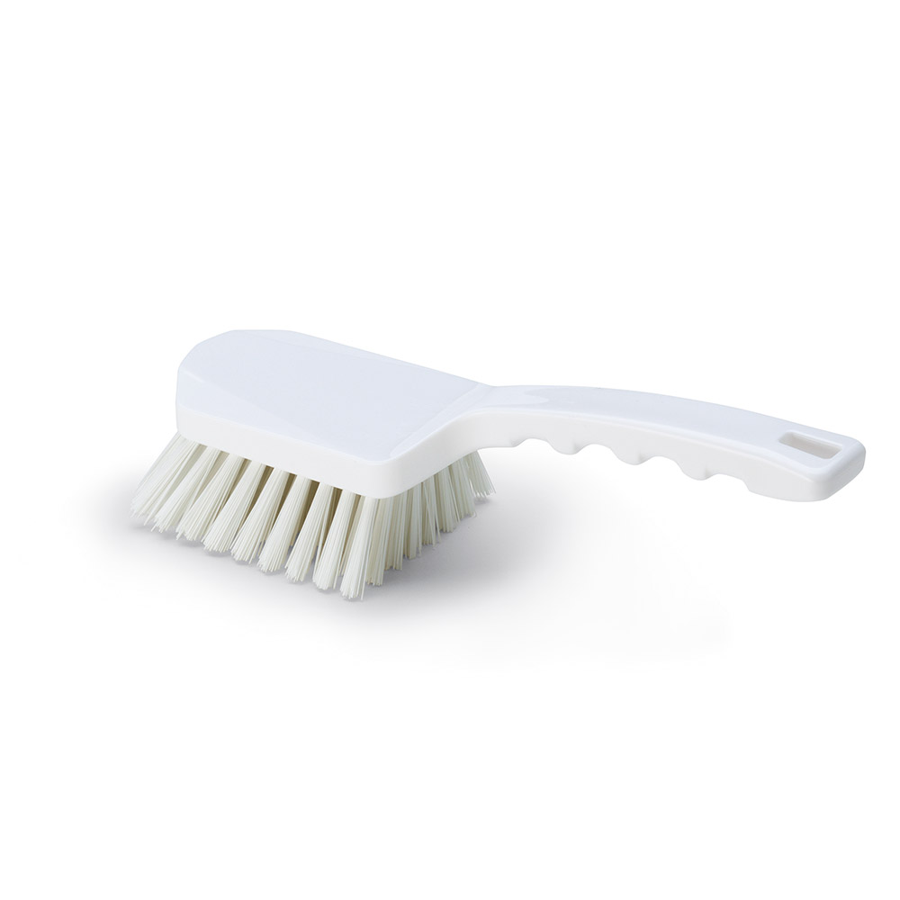 Cepillo PBT de mango corto BLANCO dureza fuerte
