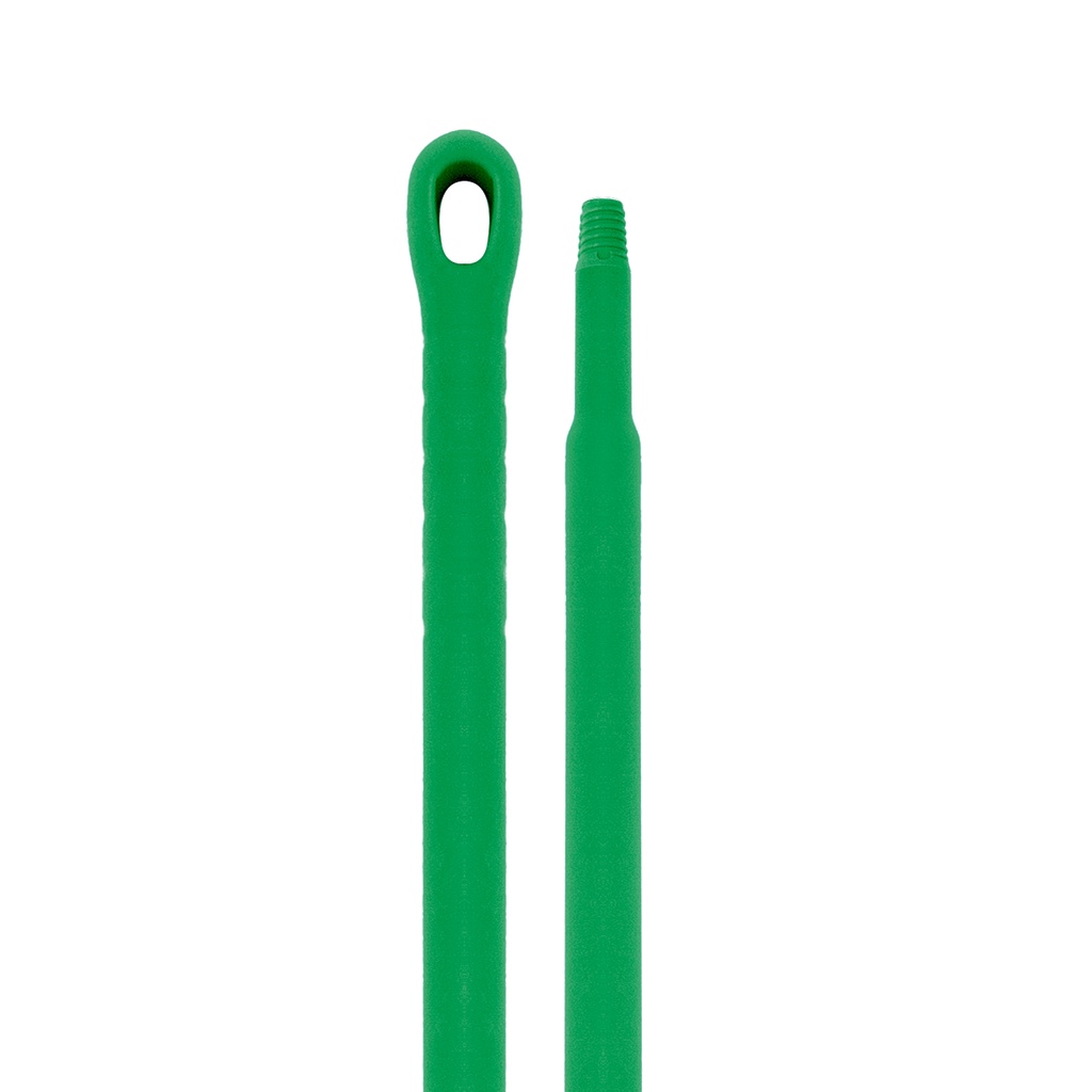 Mango plástico ergonómico VERDE higiene máxima 1.45m