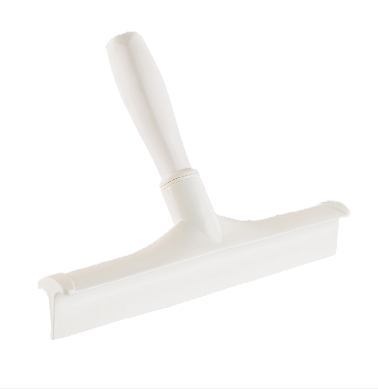 Squeegee de hule 30cm HYGIENE BLANCO con mango corto