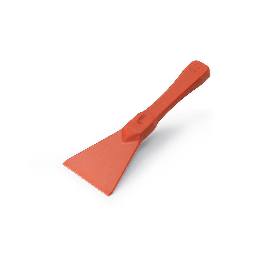 Espátula plástica 75mm (3'') ROJA para industria de alimentos
