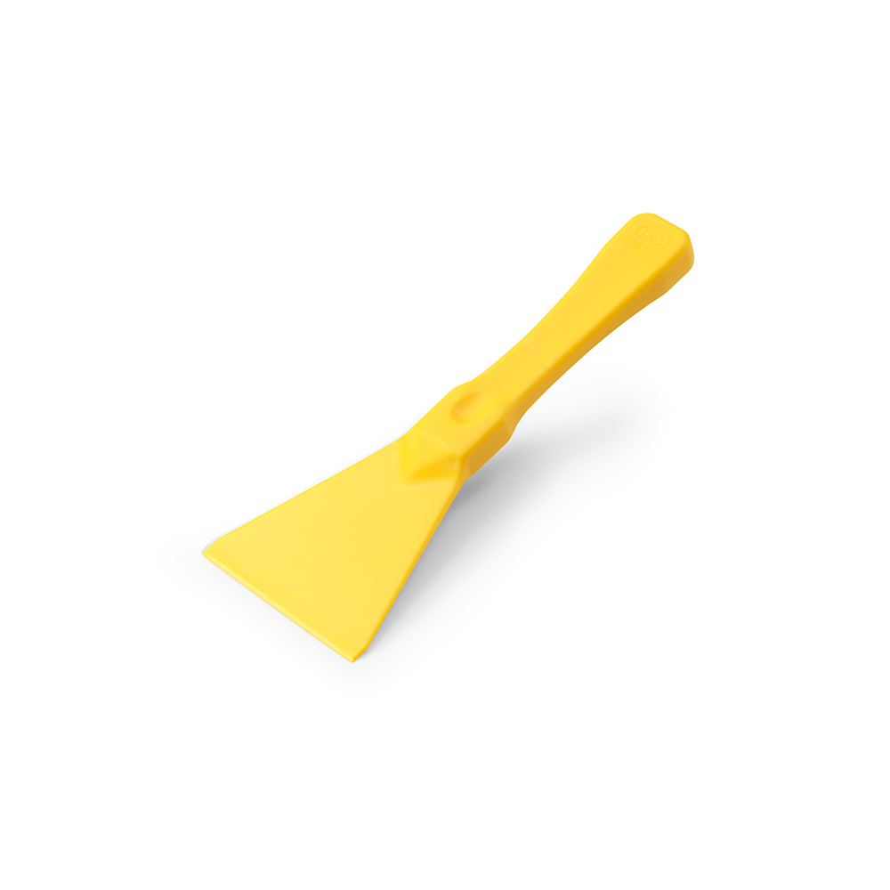 Espátula plástica 75mm (3'') AMARILLA para industria de alimentos