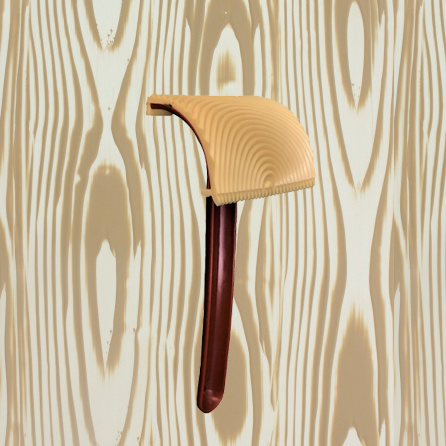 Sello de hule para imitar vetas madera