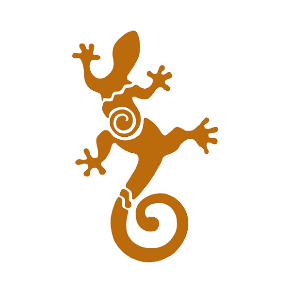 Stencil para hacer figuras de iguana 297mm x  210 mm