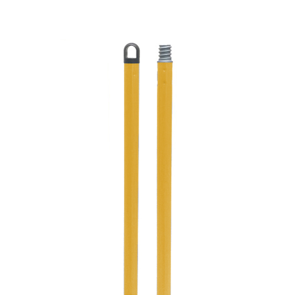 Mango de acero 1.37m AMARILLO BRUSHTECH rosca USA