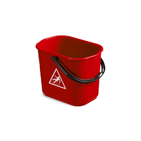Cubeta plástica 16 lt MASTER LUX roja