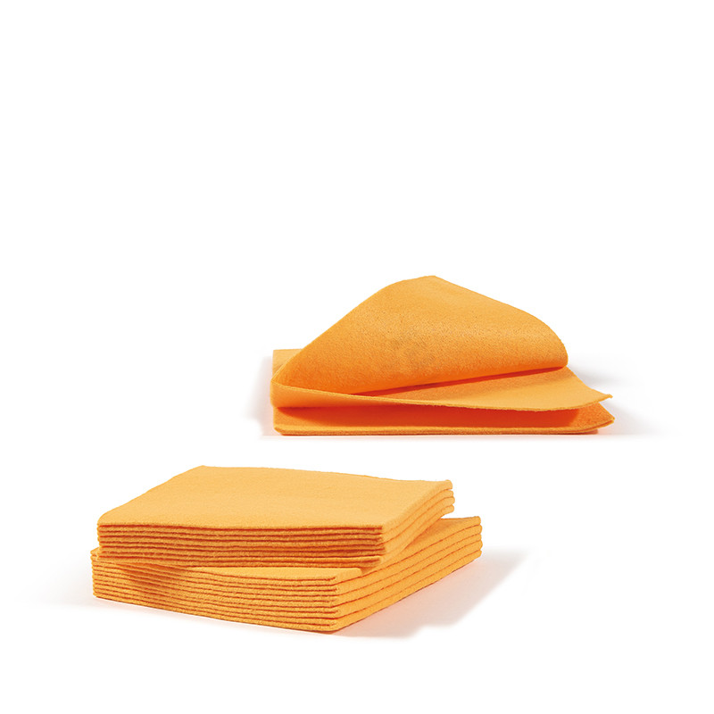 Paño multiusos  40cm x 38cm NARANJA 10 u