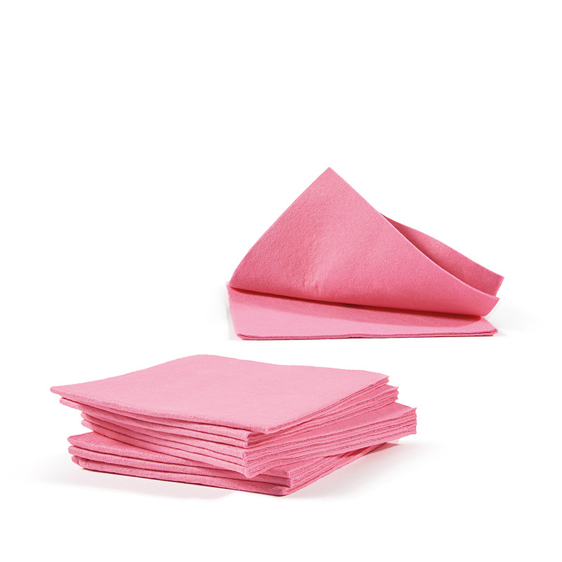 Paño multiusos  40cm x 38cm ROSADO 10 u