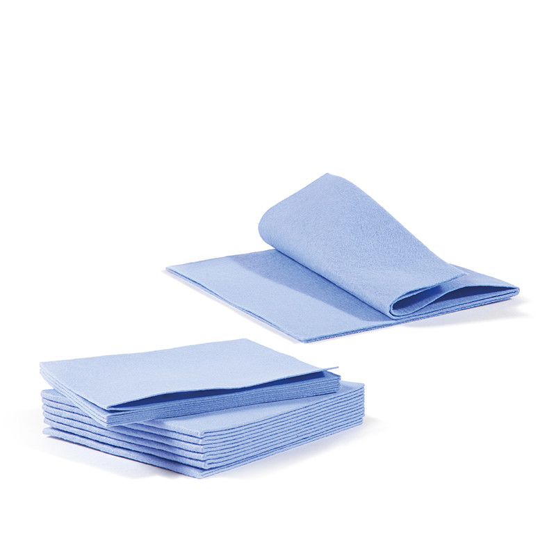 Paño multiusos  40cm x 38cm AZUL 10 u