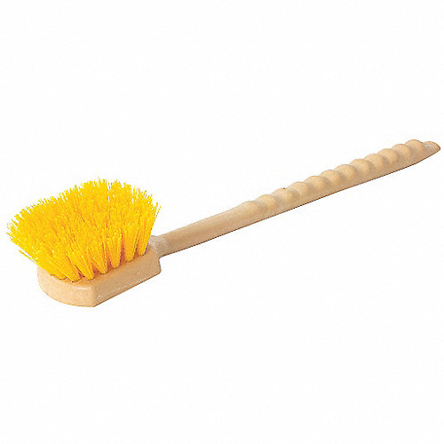 Cepillo mango largo 20'' amarillo POLIPROPILENO