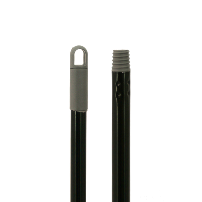 Mango de acero 1.3m negro