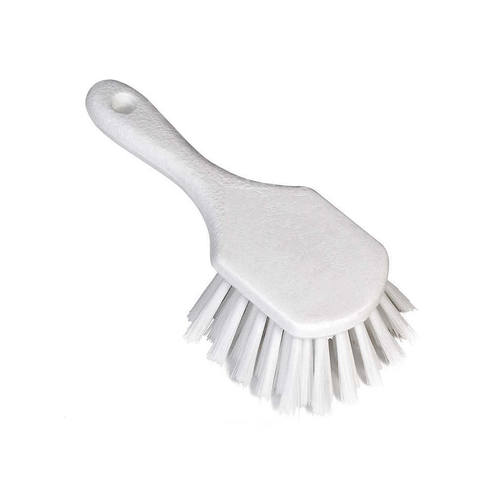 Cepillo mango corto 8.5'' PBT blanco BRUSHTECH